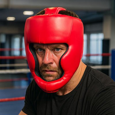 Casque de boxe