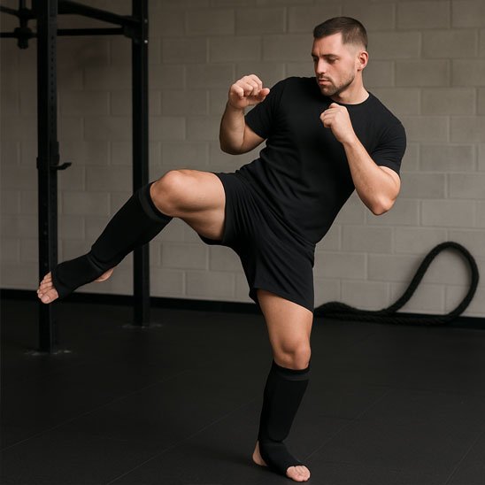 Protege tibia boxe
